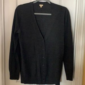 Jcrew button up sweater
